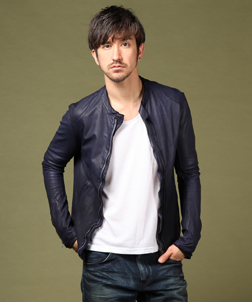 sisii（シシ）の「Sisii / シングルレザーライダース（ライダース