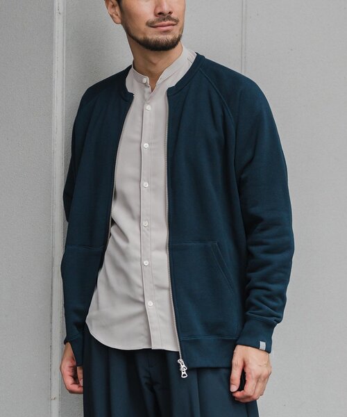 LOOPWHEELER for LOWERCASE】ライトツリウラケ ZIPカーディガン