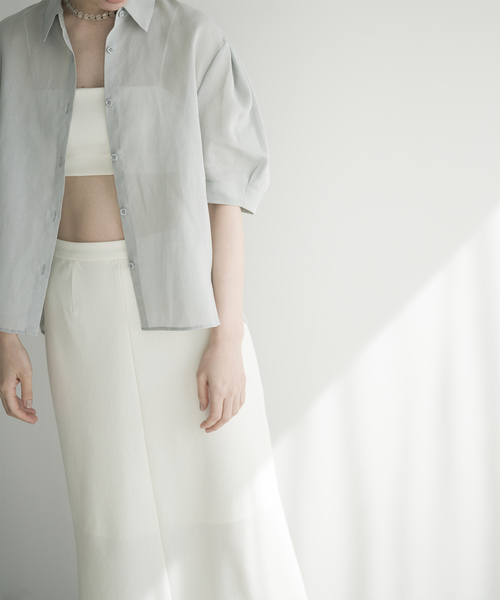 EMILY WEEK × IENA】サテン バンドゥブラ（ブラジャー）｜EMILY WEEK