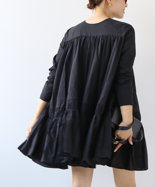 追加【MARILYN MOON/マリリンムーン】ティアードドレス（ワンピース