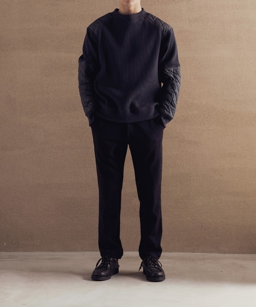 日本製・ワッフルシャツ 】Jackman X Lavenham Waffle Armored Midneck