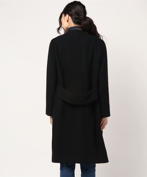 セール】ニューイングランドラム Vネックノーカラーコート◇（ノー