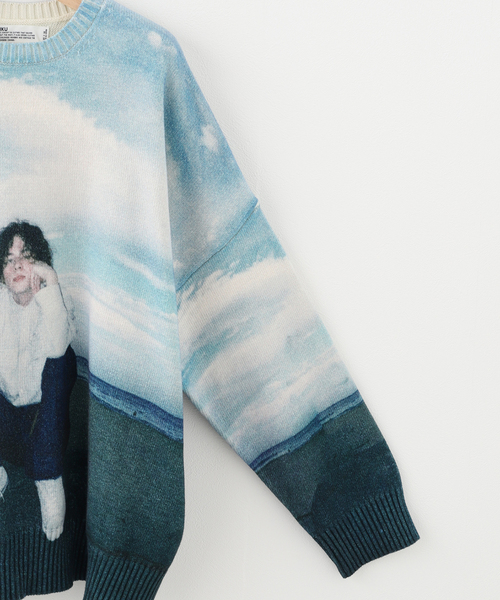 DAIRIKU / ダイリク】18SS Photo Pullover Knit（ニット/セーター