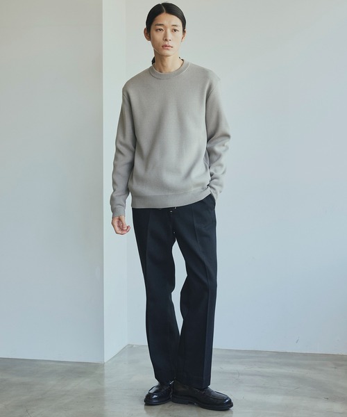 セール】バウンドウールミラノリブクルーニット（ニット/セーター