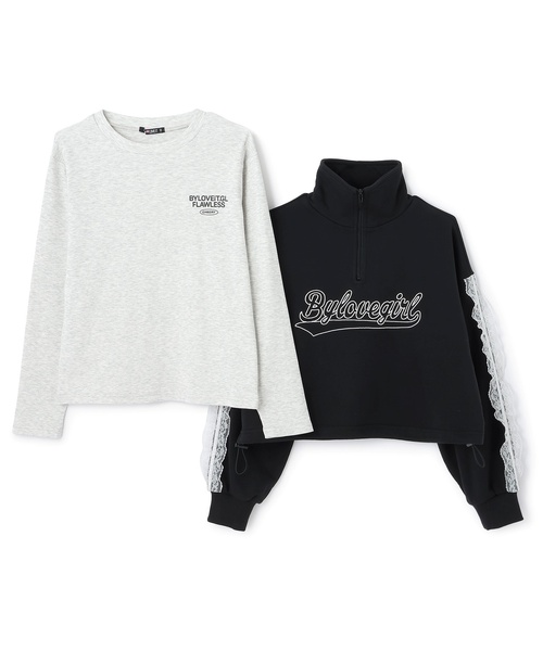 セール】ハーフジップドロストプルオーバー（スウェット）｜by LOVEiT