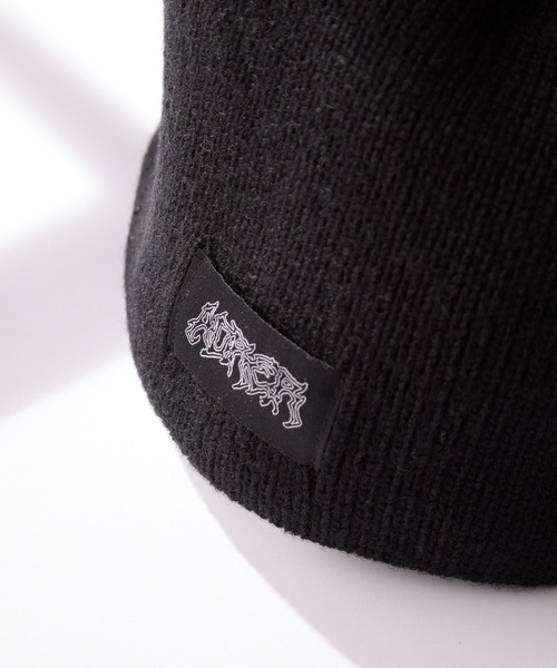 ADRER（アドラー）の「Cat ear metal eyelet knit beanie / キャット