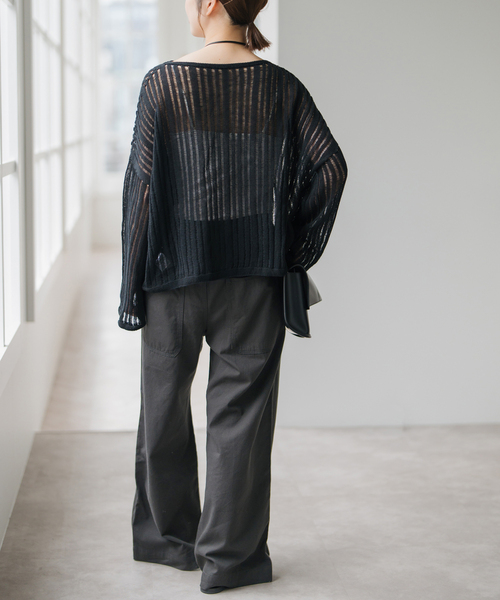 ギャザーチノ（チノパンツ）｜Spick & Span（スピックアンドスパン）の