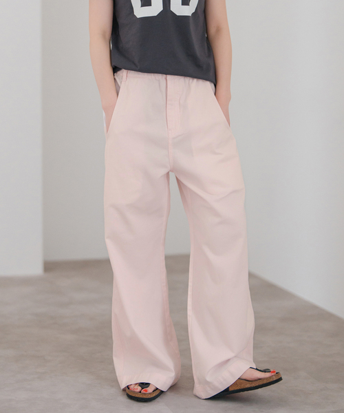 ギャザーチノ（チノパンツ）｜Spick & Span（スピックアンドスパン）の