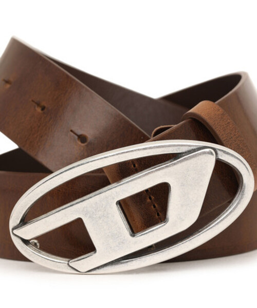 DIESEL（ディーゼル）の「ユニセックス Dロゴ カウレザーベルト