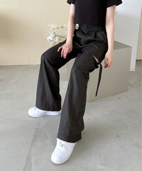 Heather（ヘザー）の「2WAYスラックスパンツ 187357（スラックス