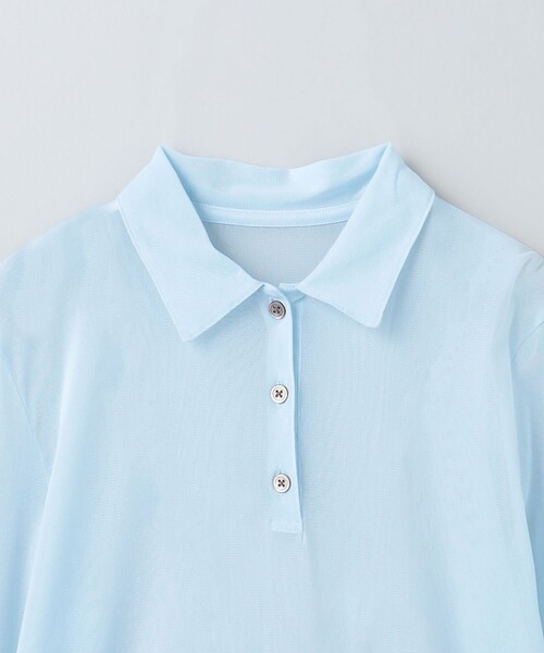 6（ロク）の「＜6(ROKU)＞ナイロン チュール シャツ プルオーバー（T