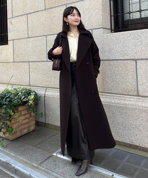 ヴィーガンレザータイトスカート（スカート）｜anuans（アニュアンス