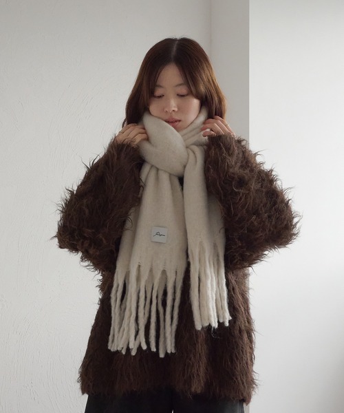 セール】ネームタグ付きマフラー（ストール/ショール）｜raffime