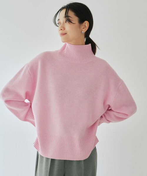 セール】［size SHORTあり］SERENITY ハイネック プルオーバー ニット