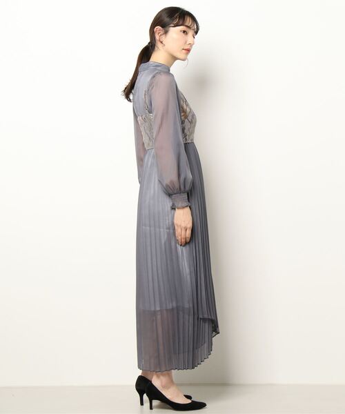 Kana（カナ）の「3way レースビスチェ プリーツ ボトルネック ロング