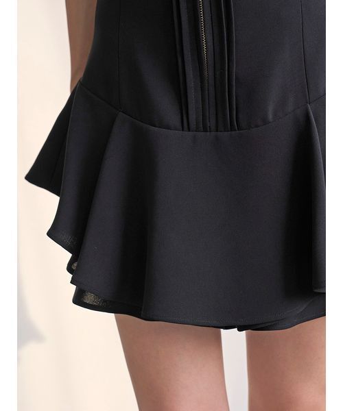 レイヤードフリルミニスカショーパン（その他パンツ）｜SNIDEL