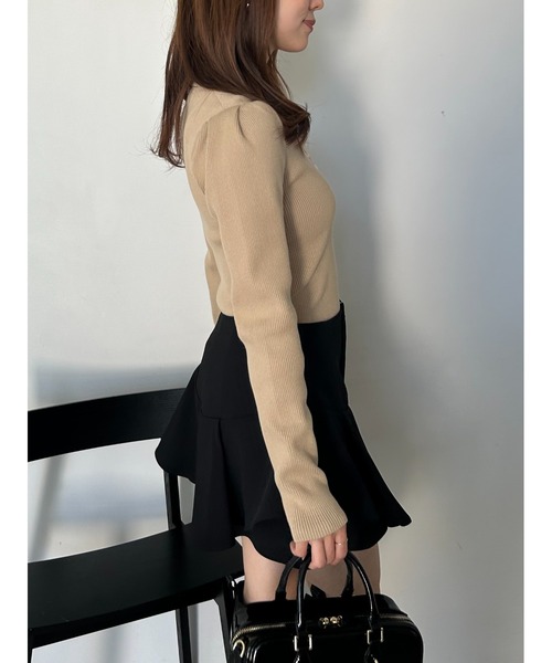 レイヤードフリルミニスカショーパン（その他パンツ）｜SNIDEL