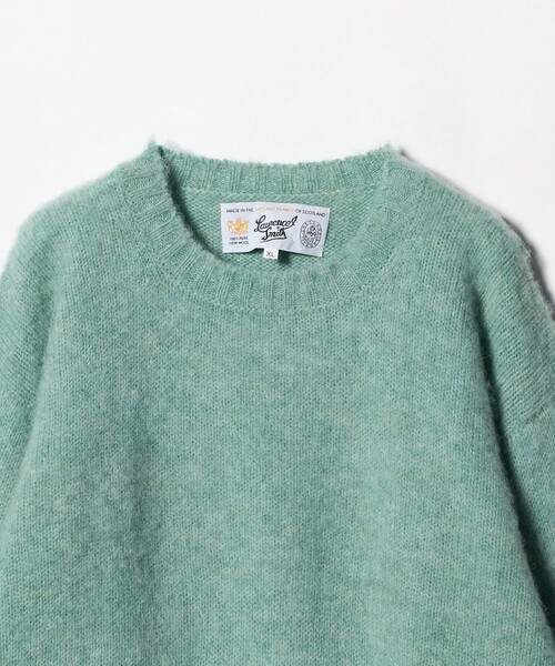 セール】＜LAURENCE J. SMITH＞ シェットランド クルーネック ニット
