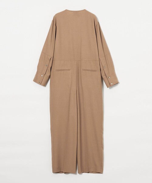 セール】＜conte＞フロントジップ Vネック オールインワン（つなぎ