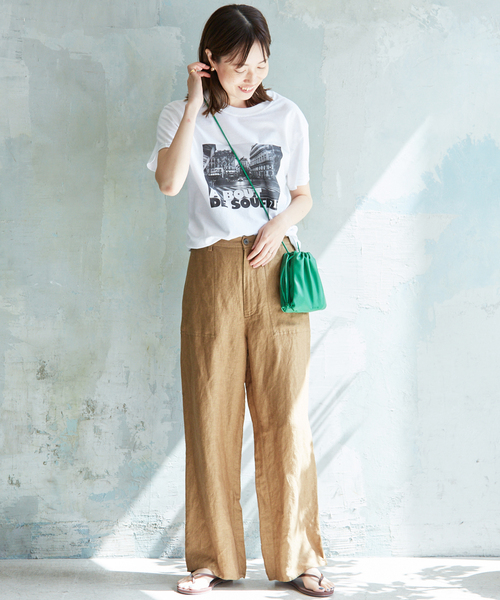 セール】リネンイージーパンツ（その他パンツ）｜SLOBE IENA