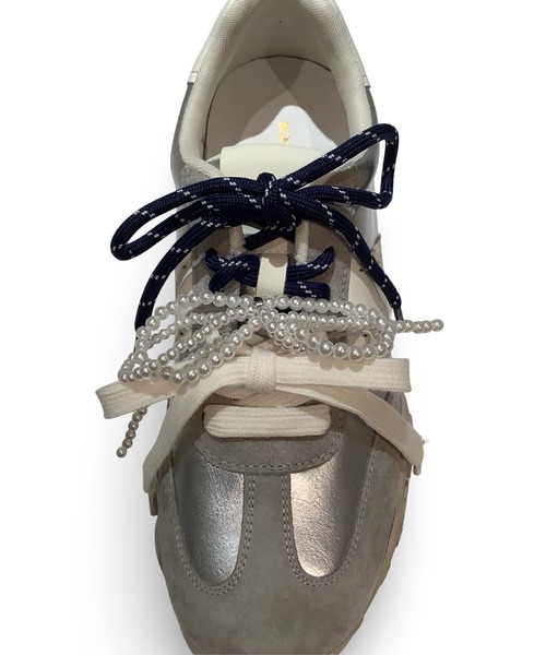 厚底/インヒール/4cm/カップインソール】パールレイヤード ダッド