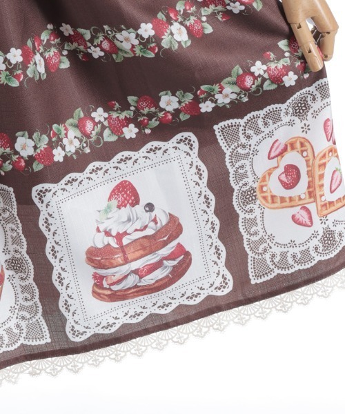 chalmiere シャルミエール ベイクドベリーワンピース茶 ベイクドベリー