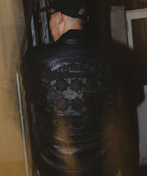 BAL（バル）の「BAL / ALL LEATHER VERSITY JACKET for BEAMS T