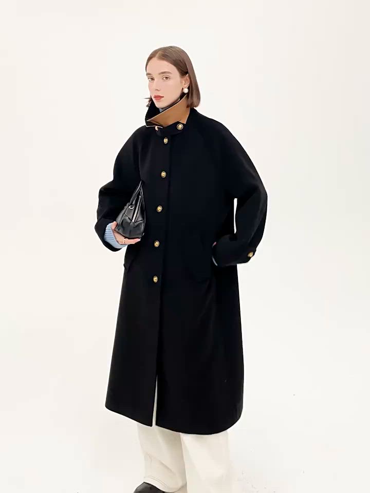 セール】2way スタンドカラーコート FQ22D001【Fano Studios】（ステン