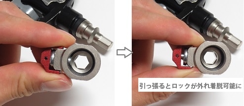 QRD-M250-SPD ビンディングペダル クリート付属 Quick-Release-Device