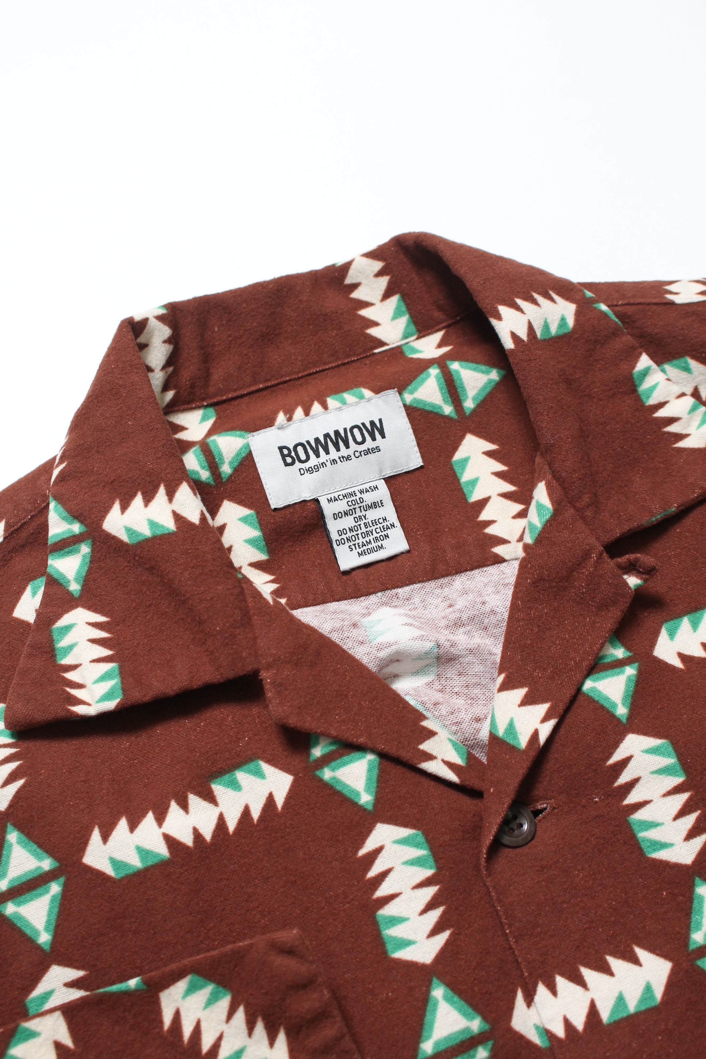 NAVAJO PRINT FLANNEL SHIRT AGED – C30 - BOW WOW, RECOGNIZE