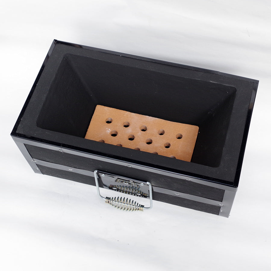 長角コンロ 炭火焼き鳥七輪【黒】 – 茶炭俱楽部