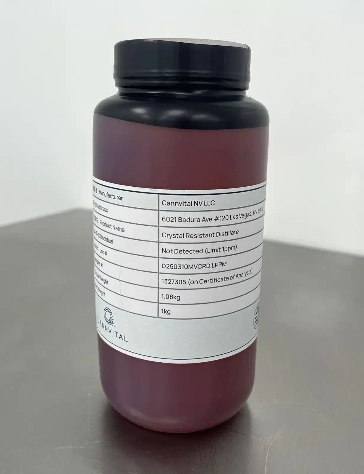 CRD CBD 原料｜Crystal Resistant Distillate｜最高品質