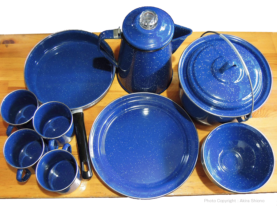 GSI ホーローキャンプセット／あると快適なアウトドア道具／CHS