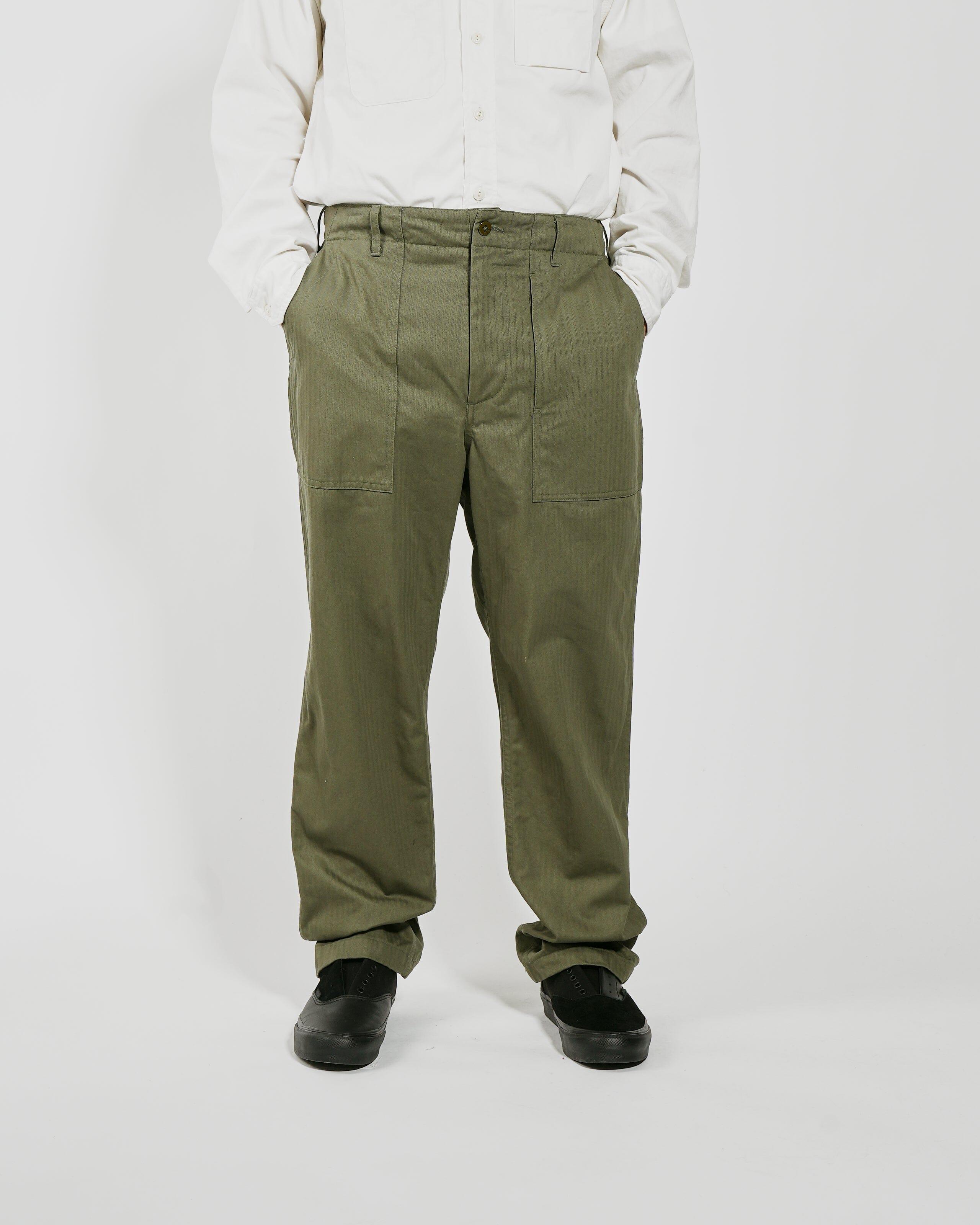Engineered Garments - Fatigue Pants - Olive Cotton Herringbone