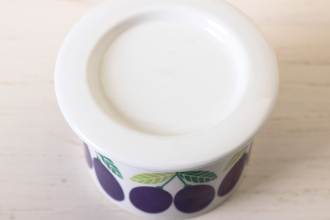 ヴィンテージ】Arabia/アラビア/Pomona/ポモナ/ジャムポット/プラム(小