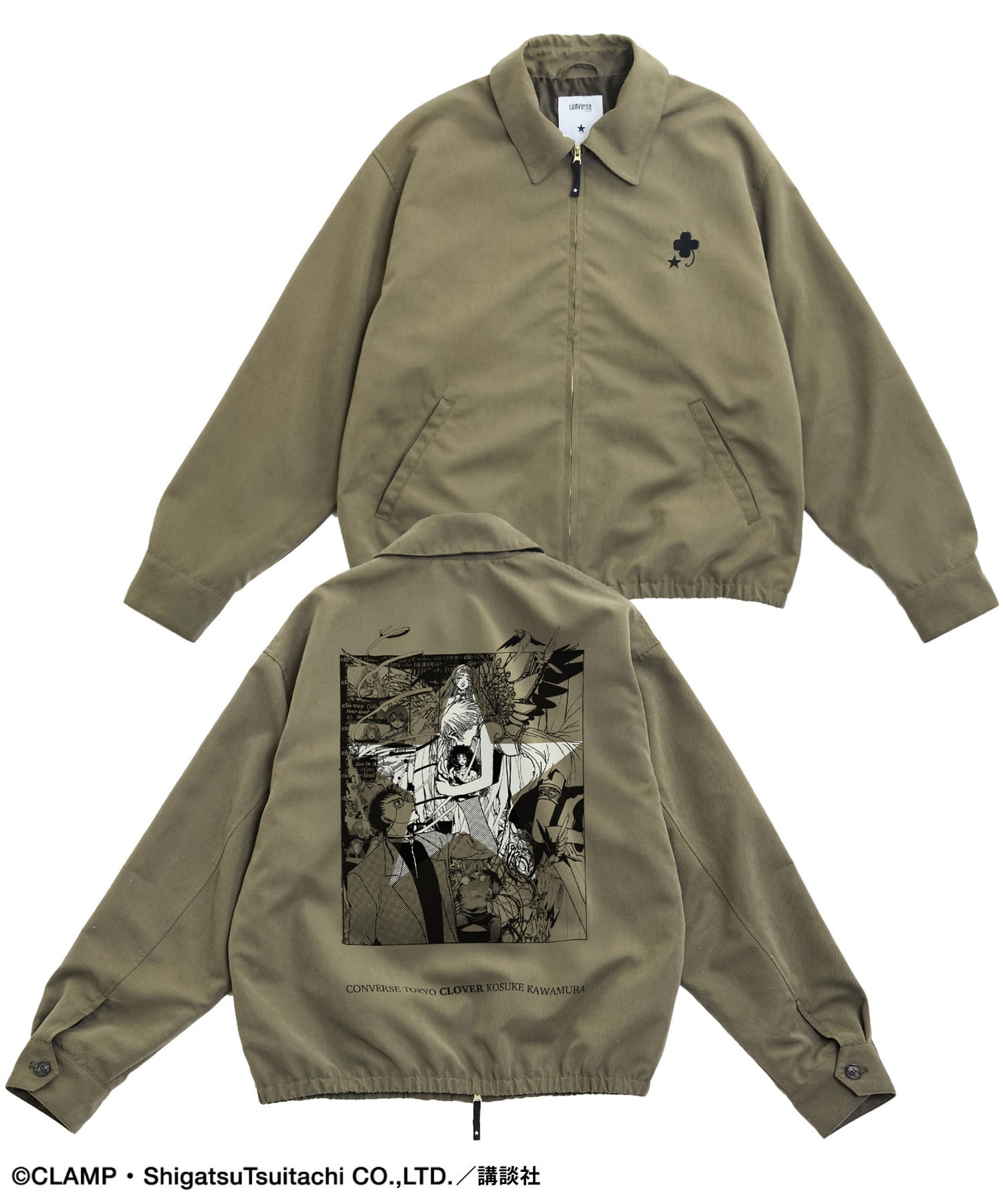 CLAMP】『CLOVER』GRAPHIC COACH JACKET｜CONVERSE TOKYO (コンバース