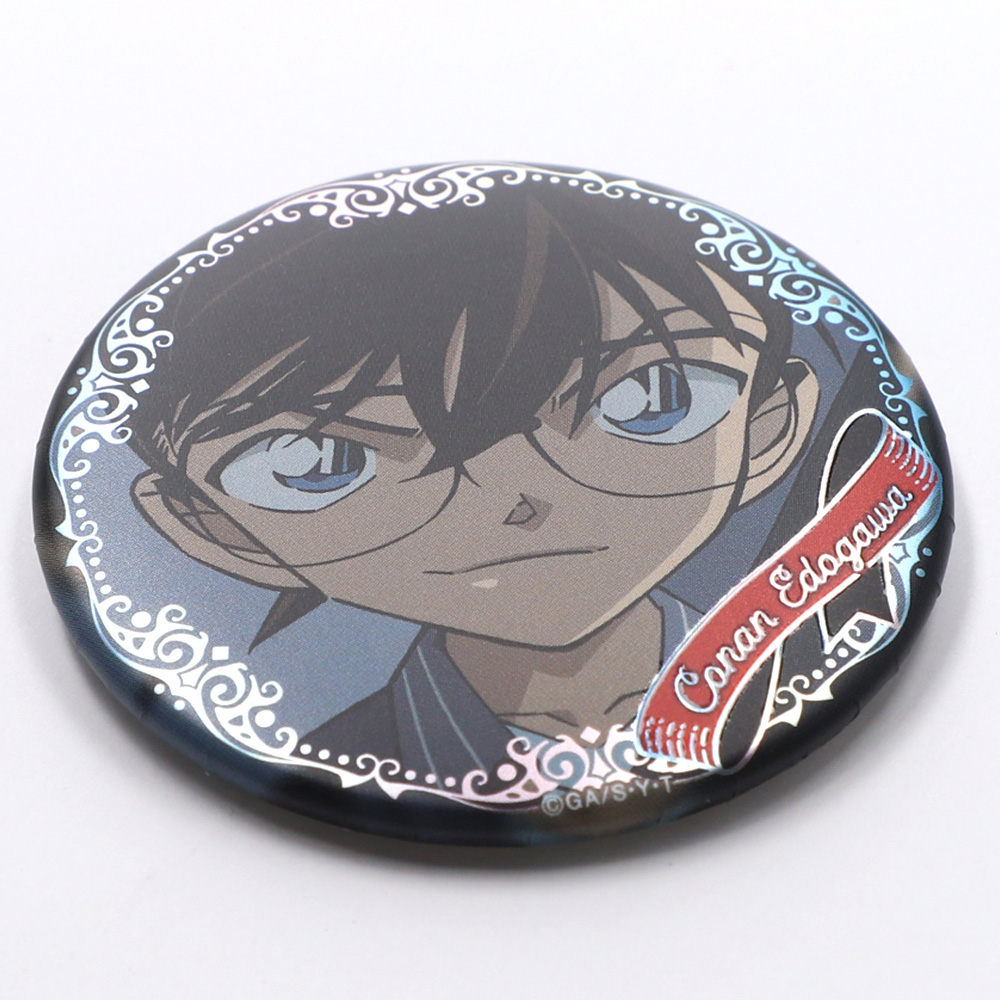新品未開封】名探偵コナン 缶バッジ から紅の恋歌 工藤新一 毛利