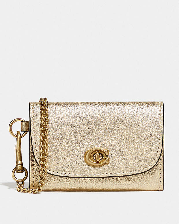 希少】OLD COACH オールドコーチ ケース 財布 グラブタンレザー レア