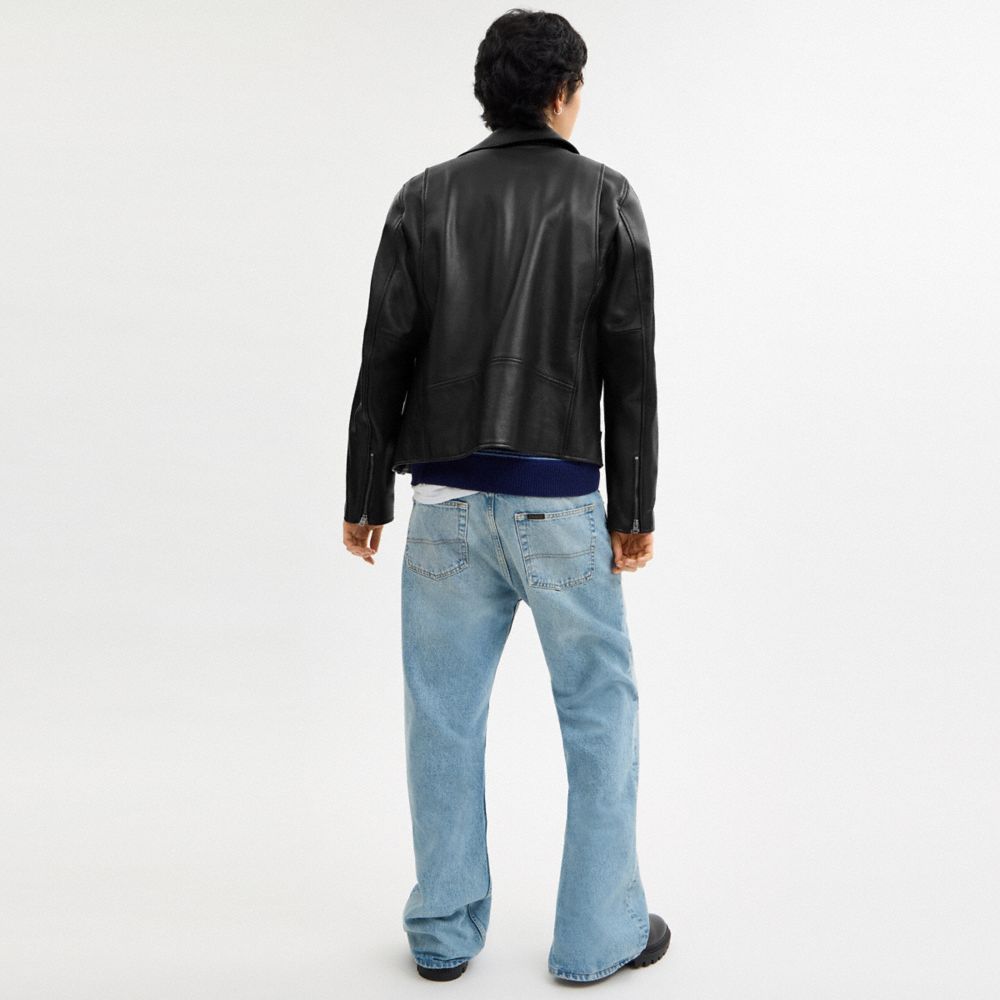 COACH® Outlet | Leather Moto Jacket