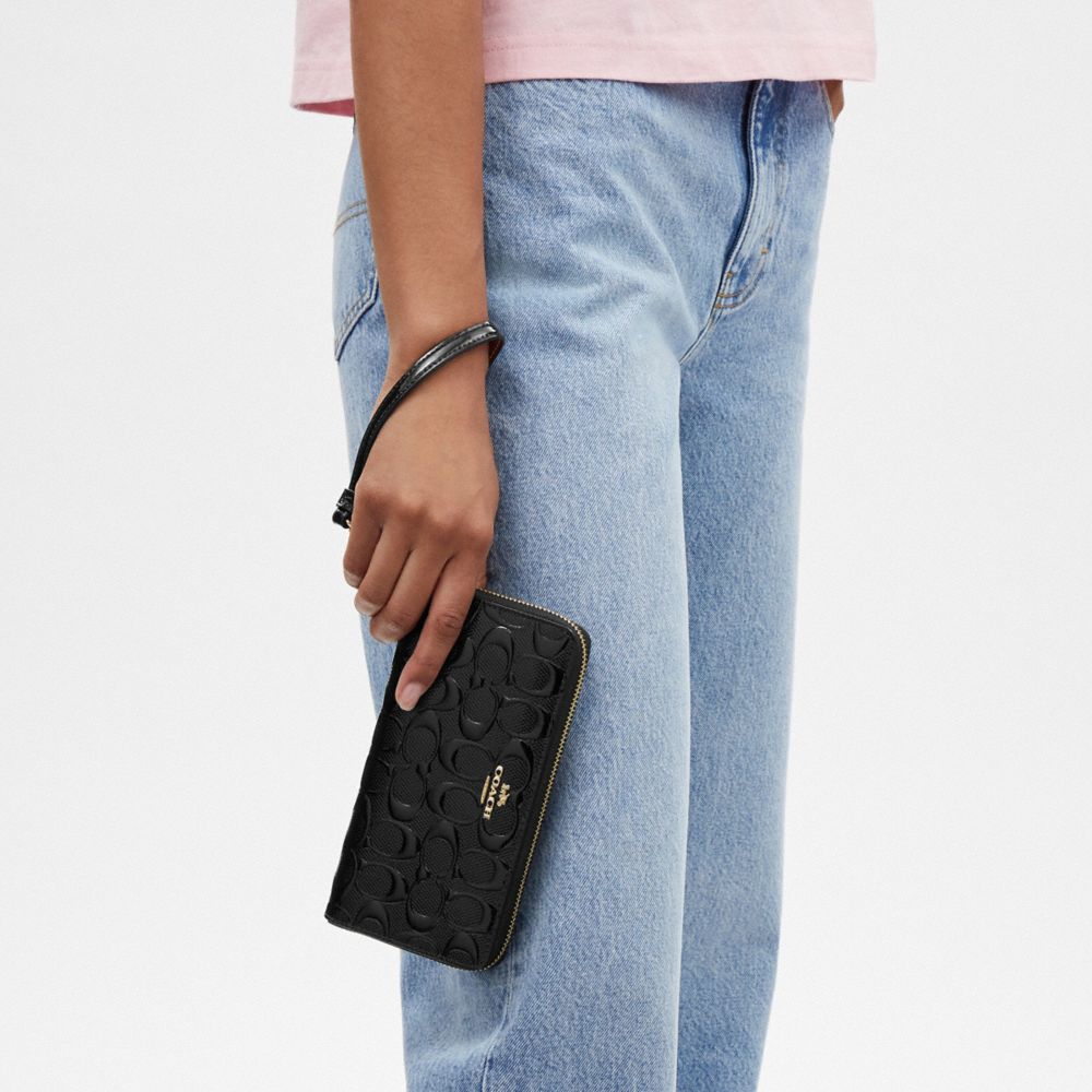 公式】コーチアウトレット | ロング ジップ アラウンド ウォレット