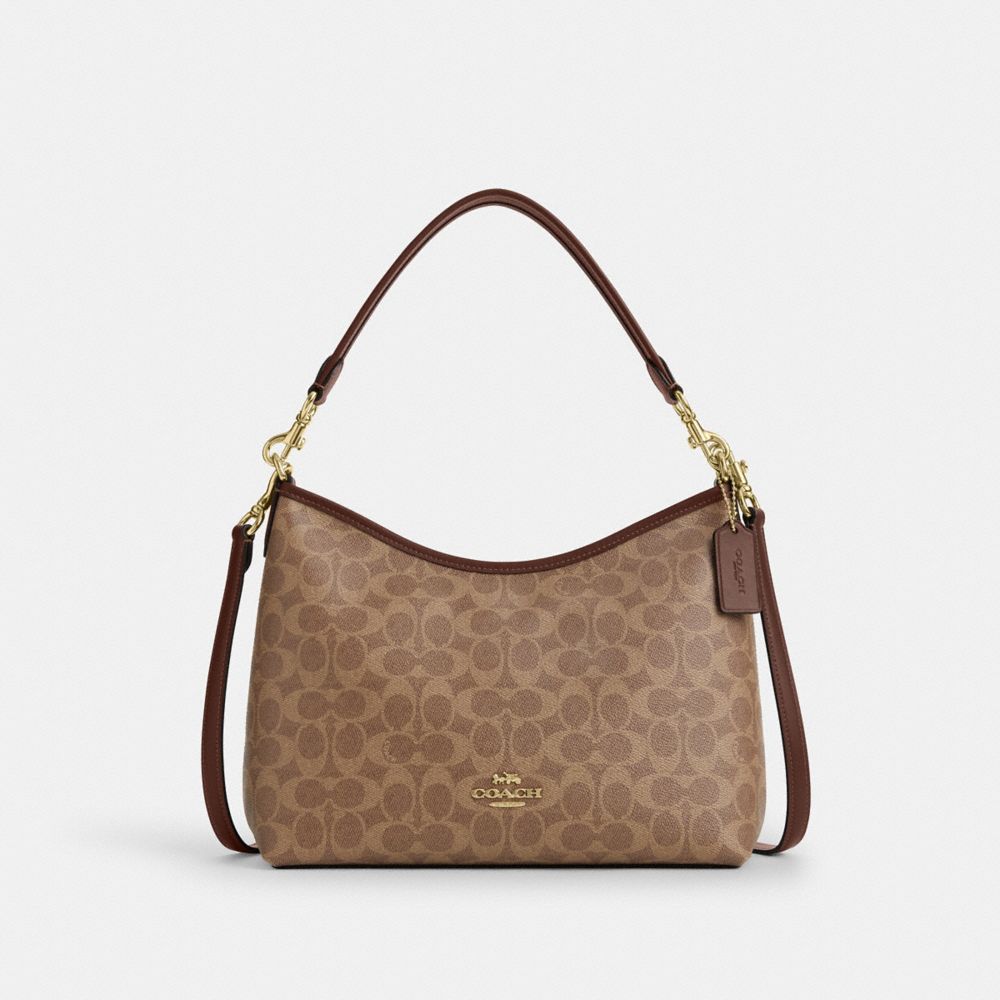 COACH® Outlet | Laurel Shoulder Bag In Signature Canvas