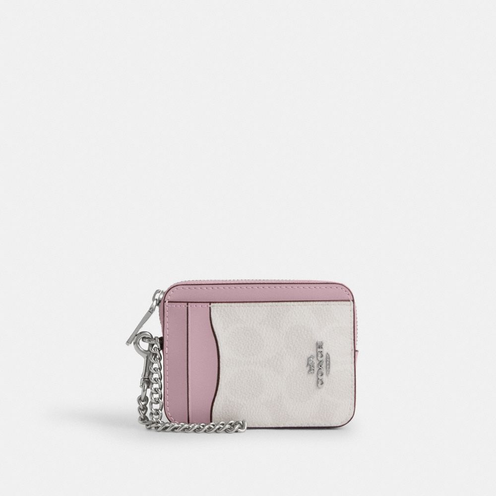 公式】コーチアウトレット | ジップ カード ケース・シグネチャー