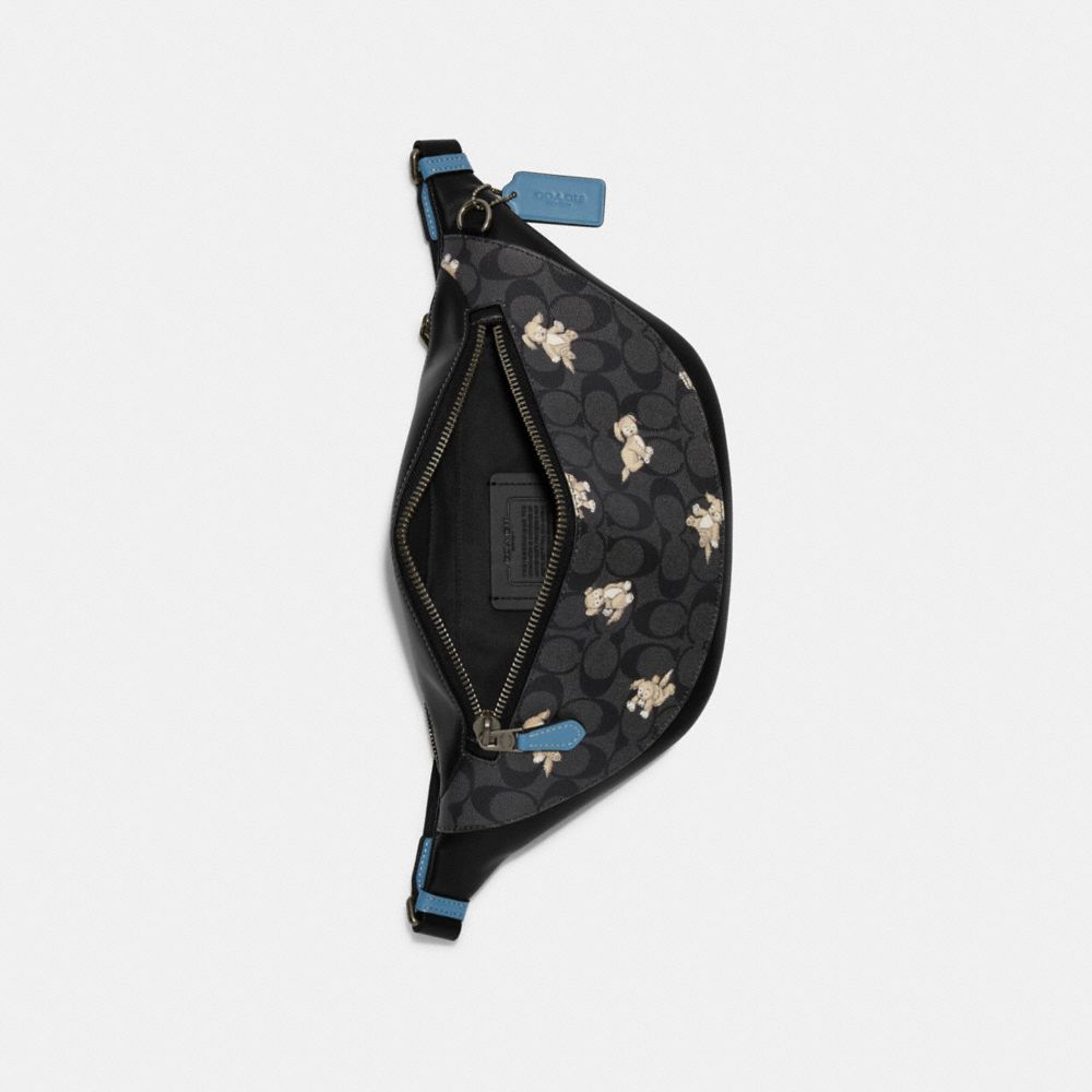 COACH cc123 ワーレン シグネチャー ボディバッグ ウエストポーチ 公式