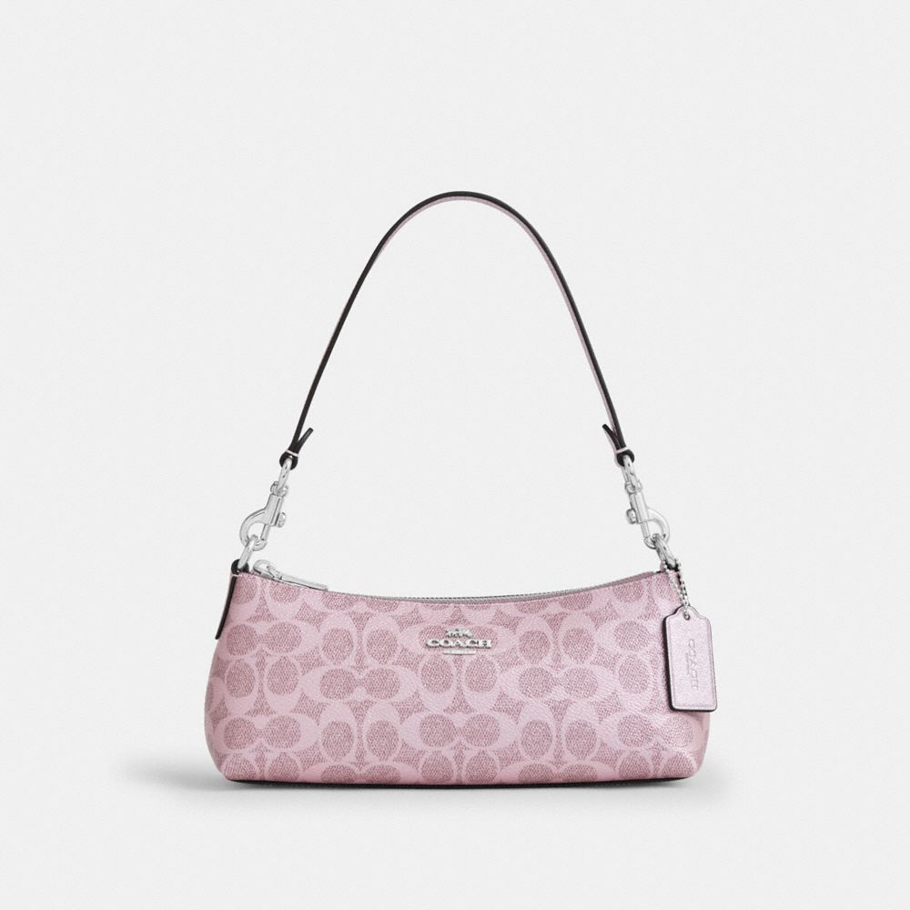 COACH® Outlet | Charlotte Shoulder Bag In Signature Canvas