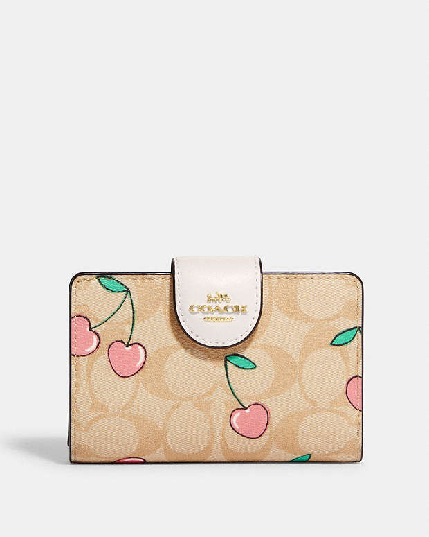 公式】コーチアウトレット | ミディアム コーナー ジップ ウォレット