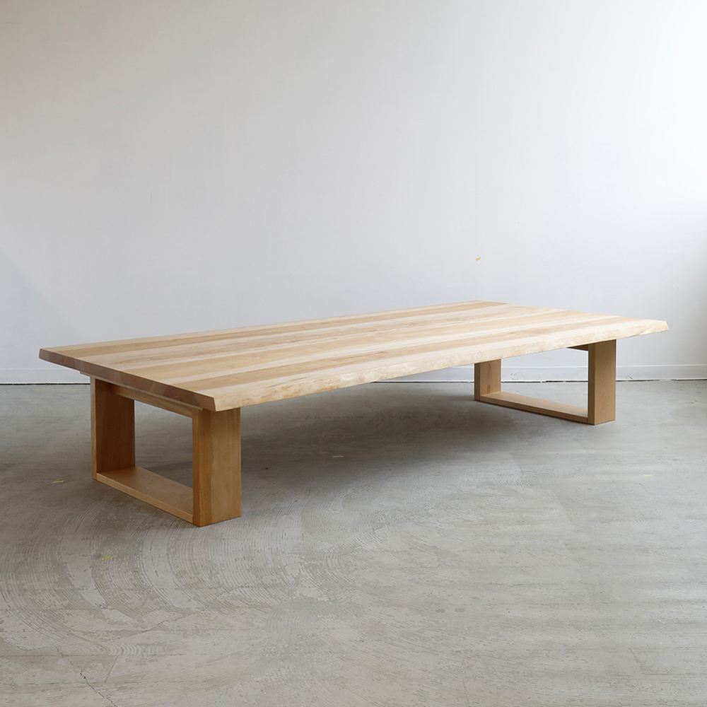 moricara 栗(ｸﾘ) 耳付きハギテーブル天板W1500 / オイル塗装［送料込み