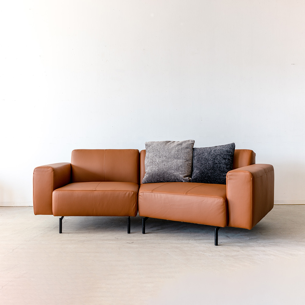 現品SALE］コートリーソファ3P 本革 クッション付 | cocochi ｜ 家具と