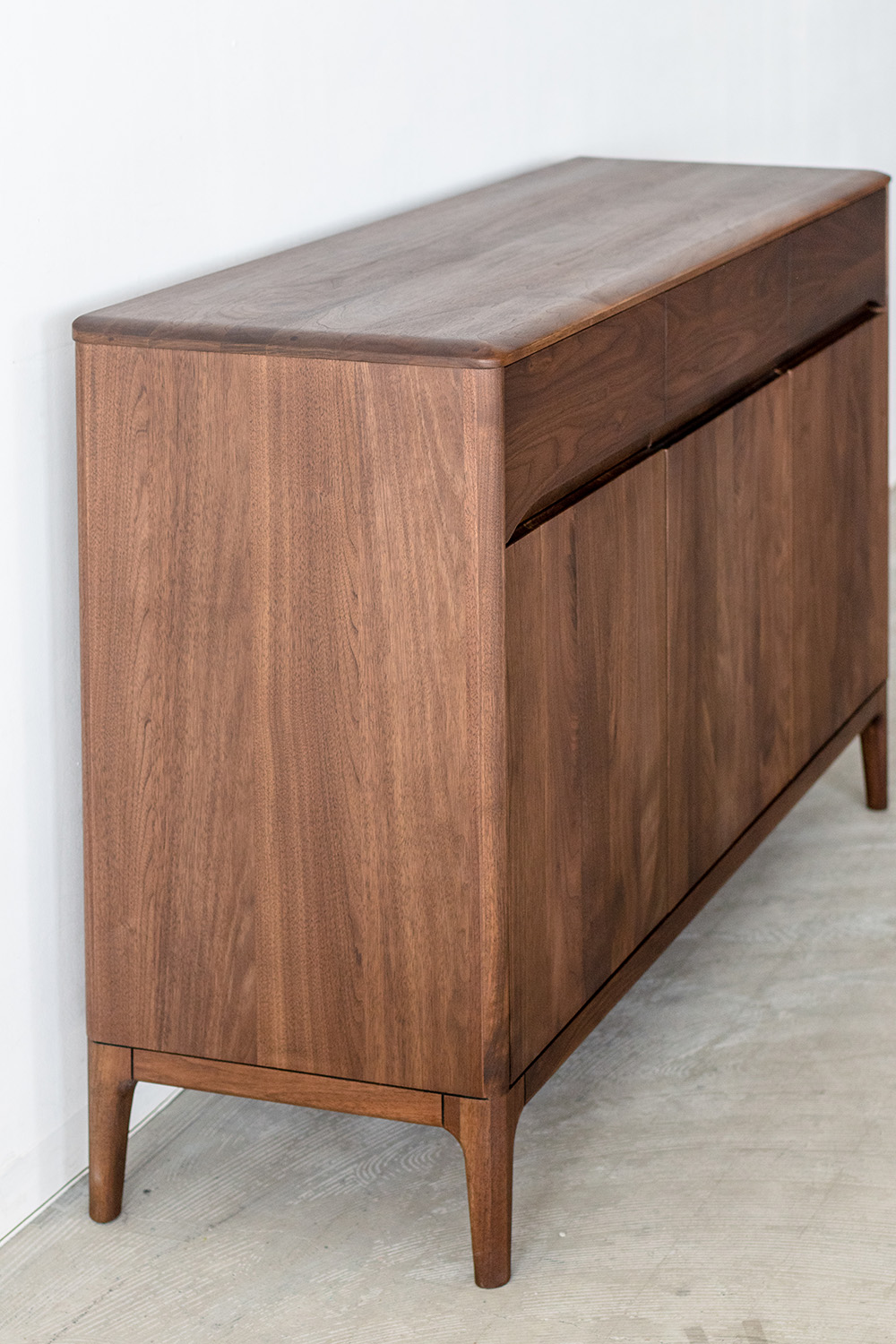 VIRTAUS サイドボード 120【ウォールナット/クリア】 | cocochi