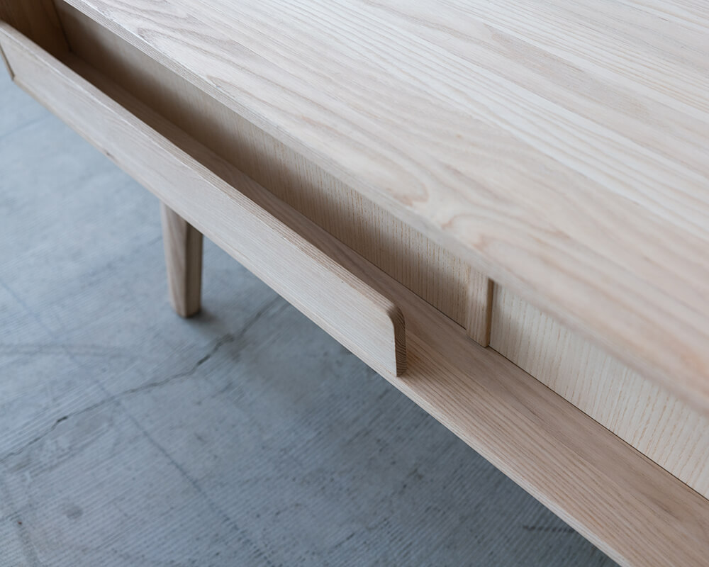 現品SALE］ELEGANCE TVボード 1745 ホワイトアッシュ無垢材 / ソープ