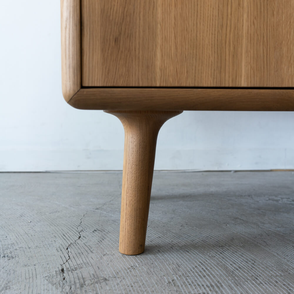 現品SALE］BRIDGE サイドボード 1500 [NA] ホワイトオーク無垢材